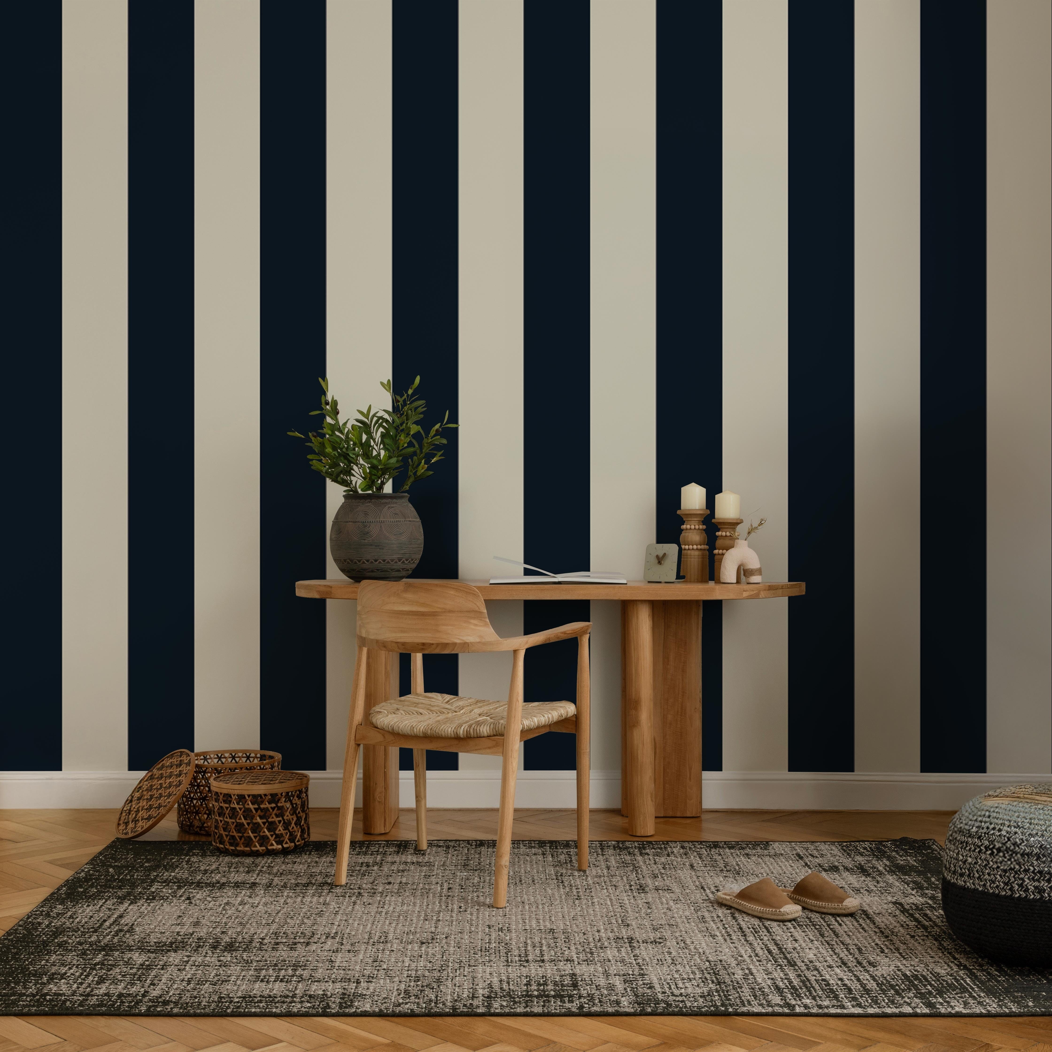 Large Stripe Wallpaper