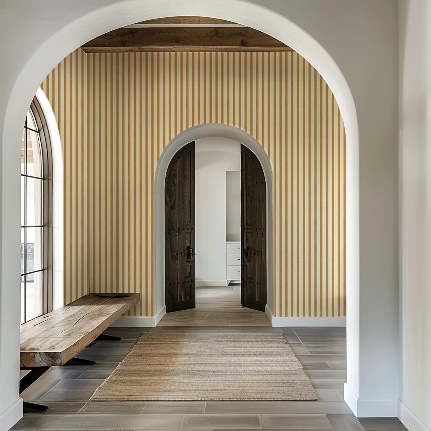 Painted Stripe Wallpaper