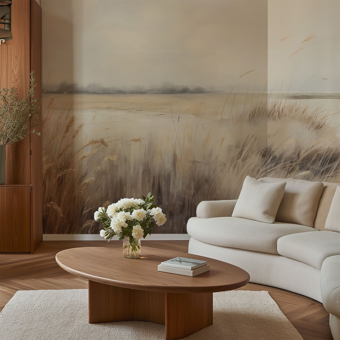 Pampas Breeze Wall Mural | Urbanwalls – Urbanwalls Inc.