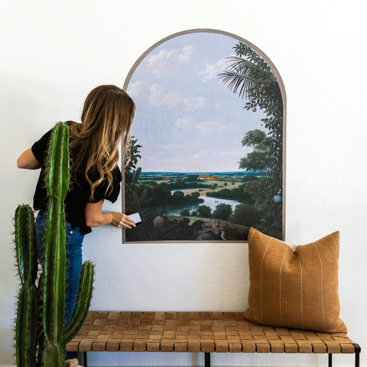 Paradiso Landscape Arch Wall Decal