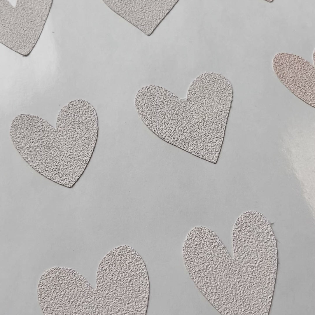 Load video: Mini Watercolor Hearts Wall Decals