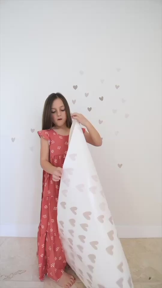 Load video: Video tutorial — how to apply blushing peonies wall decals