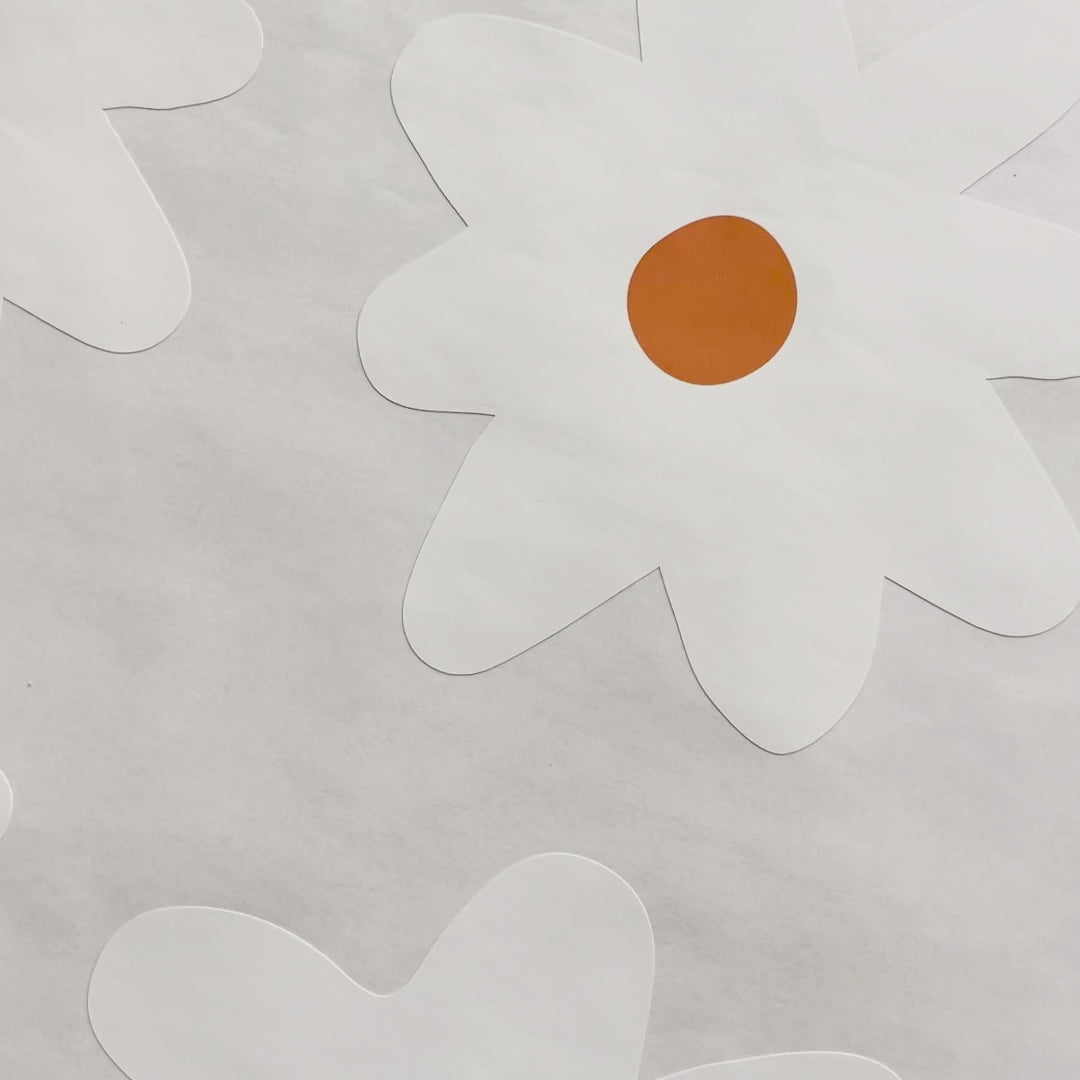 Load video: Whimsy Daisy Wall Decals