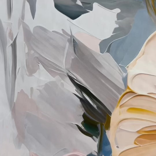 Load video: Acrylic Florals Wallpaper