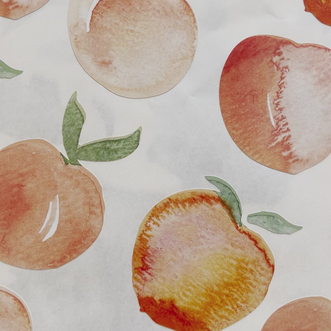 Load video: Mini Peach Wall Decals