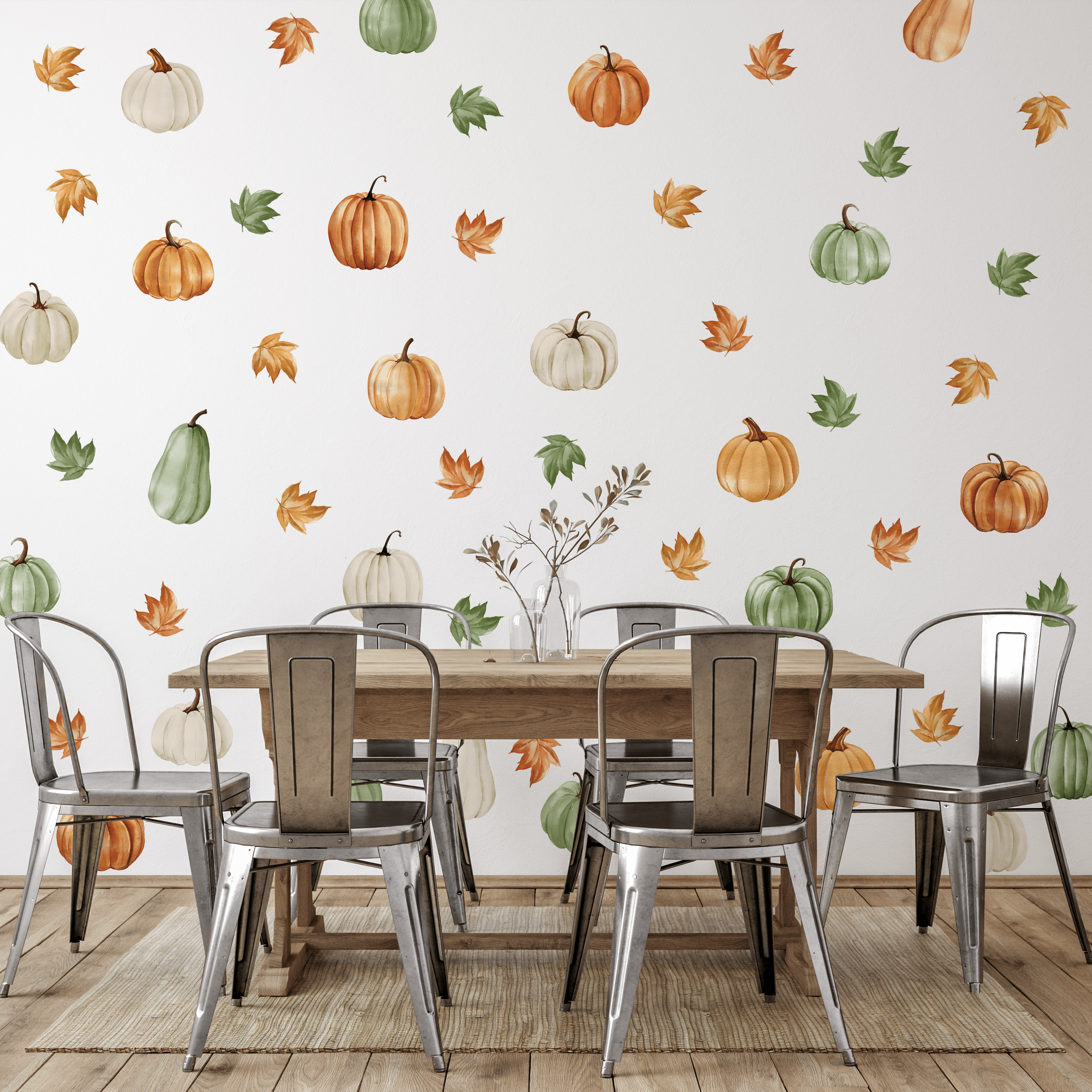 Pumpkin Harvest Wall Decals