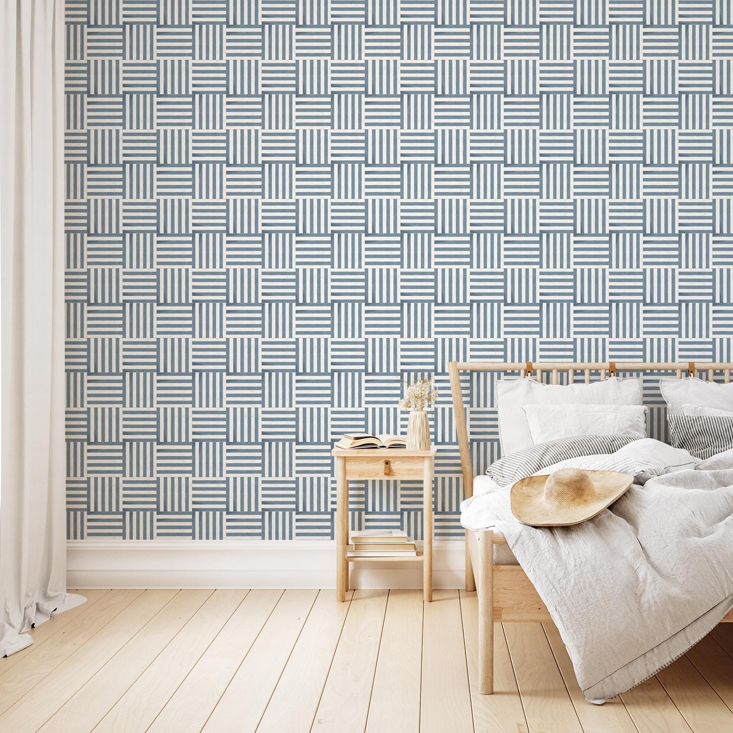 Striped Tile Wallpaper