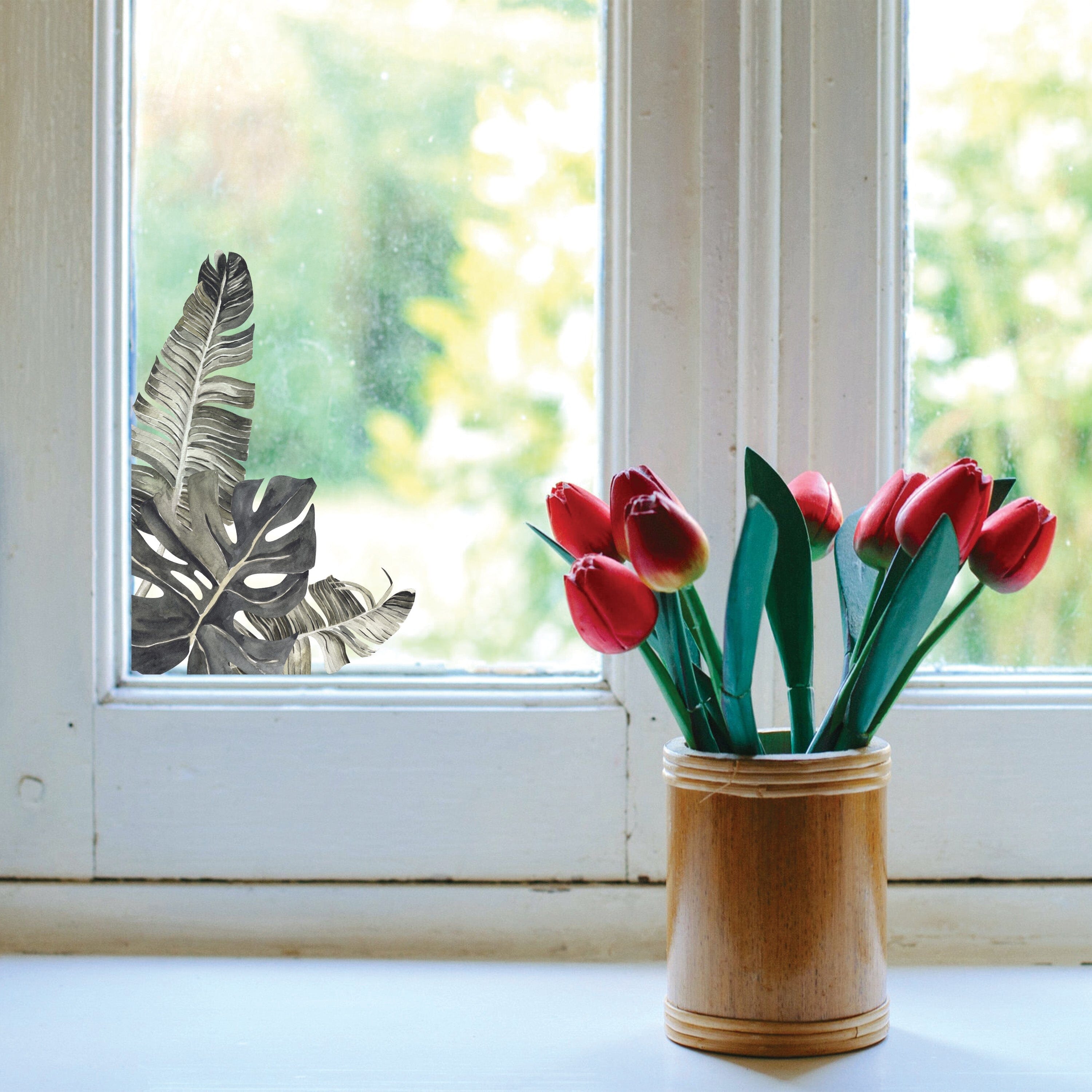 Tropic Leaves Window Decals