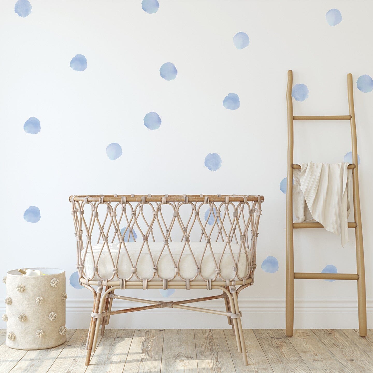 Watercolor Polka Dot Wall Decals