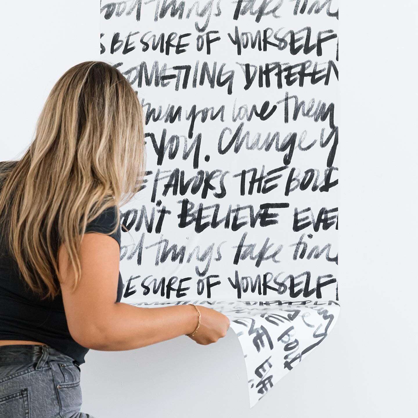 Written Word Wall Mural