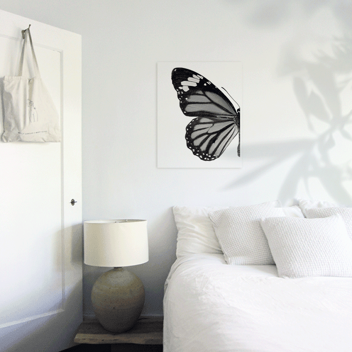 Butterfly left Art Print | Summer Collection Art Print