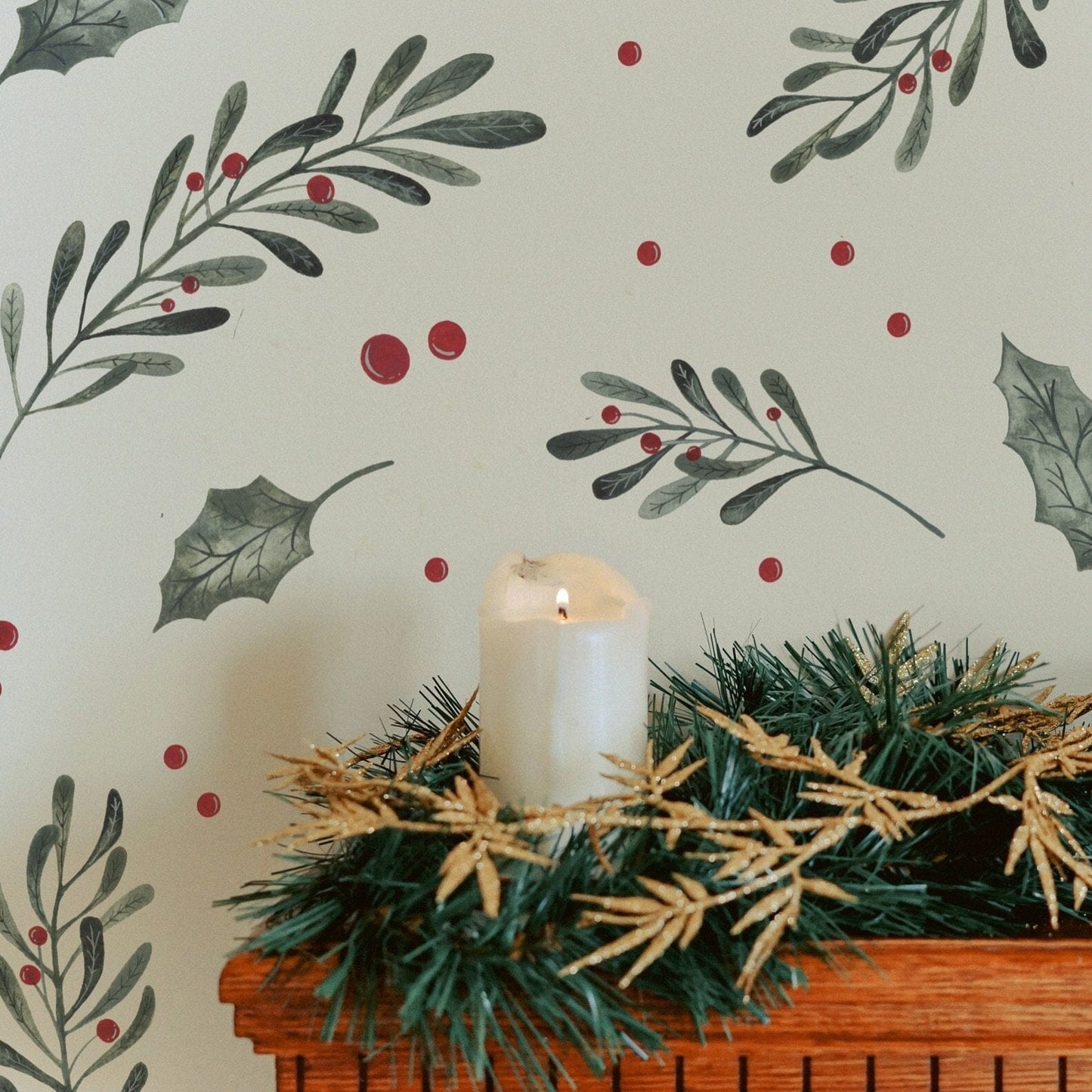 christmas-holly-wall-decal_nature-wall-decals