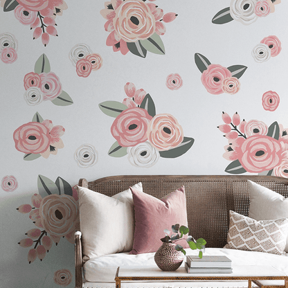 faded-pink-graphic-flower-floral-wall-decals
