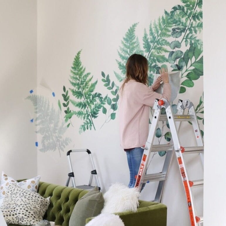 ferns-and-eucalyptus-wall-decal_nature-wall-decals