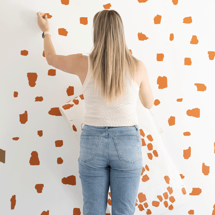 Giraffe Print Wall Decals