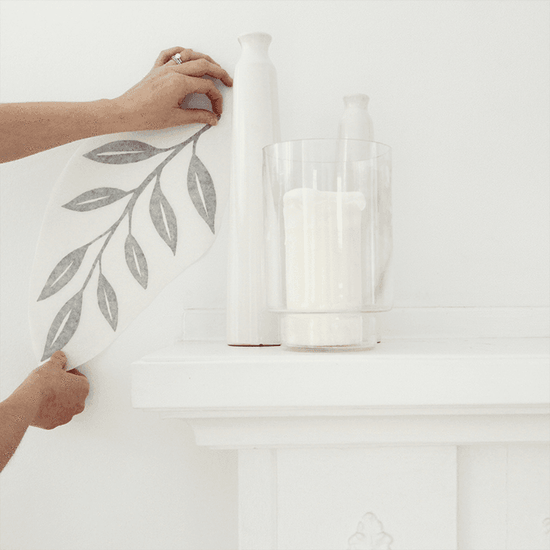 Inked Leaves Wall Decals Urbanwalls