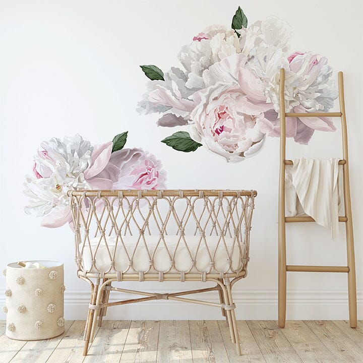 peony wall decals - 3