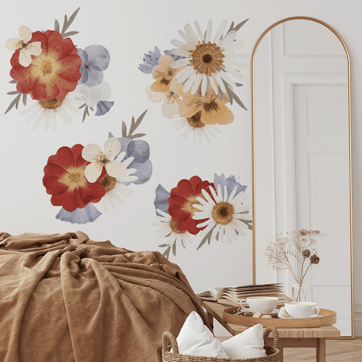 pressed-floral-clusters-floral-wall-decals_watercolor