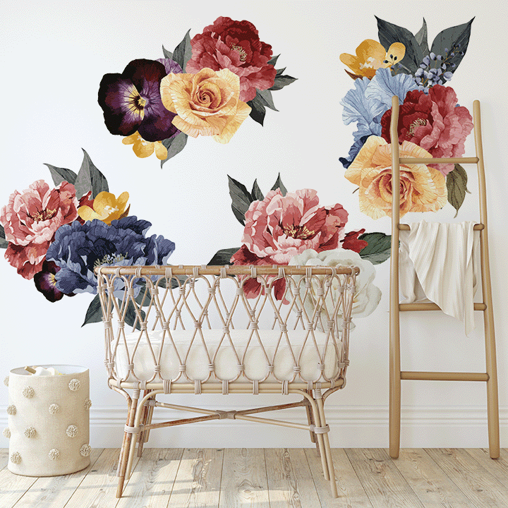 vintage-floral-floral-wall-decals_watercolor