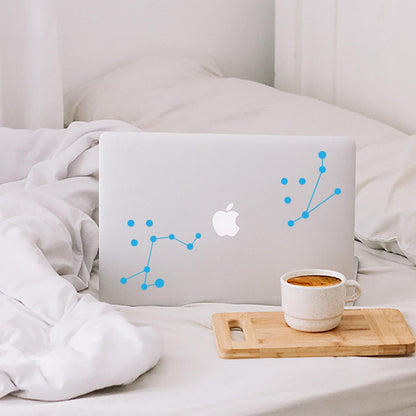 constellation wall decals - wall art - stickers - wall decor - blue