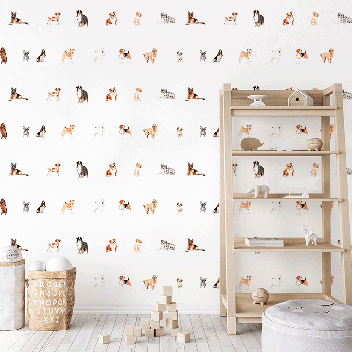 dog-wall-decals_animal-pattern-wall-decals