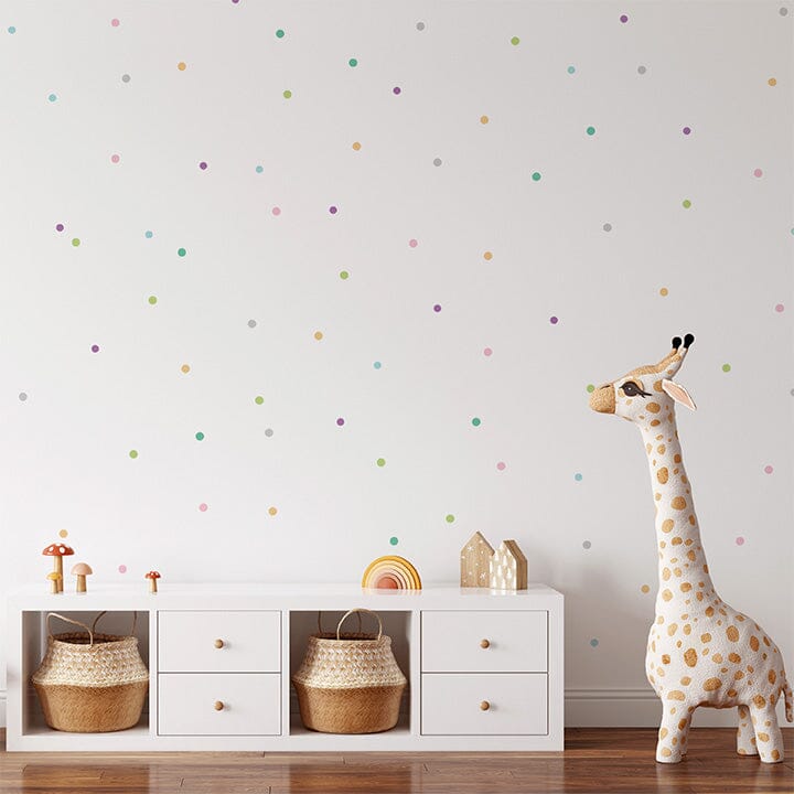 Mini Pastel Confetti Dots Wall Decals Urbanwalls