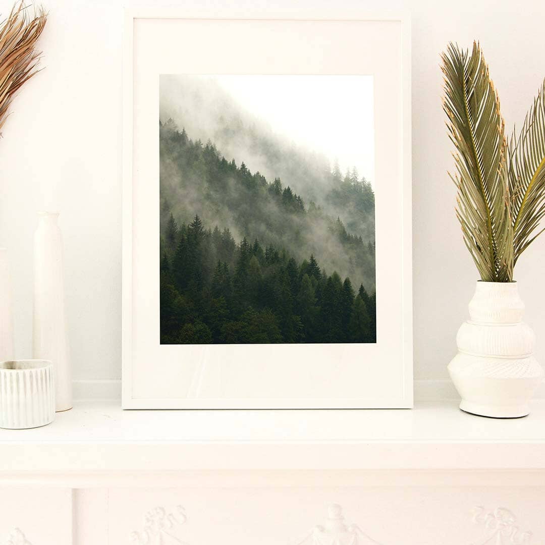 Misty Mountain Wall Mural - Peel and Stick - 4