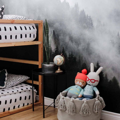 Misty Mountain Wall Mural - Peel and Stick - 2
