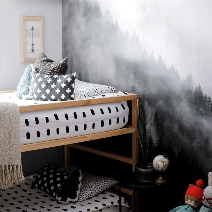 Misty Mountain Wall Mural - Peel and Stick - 3