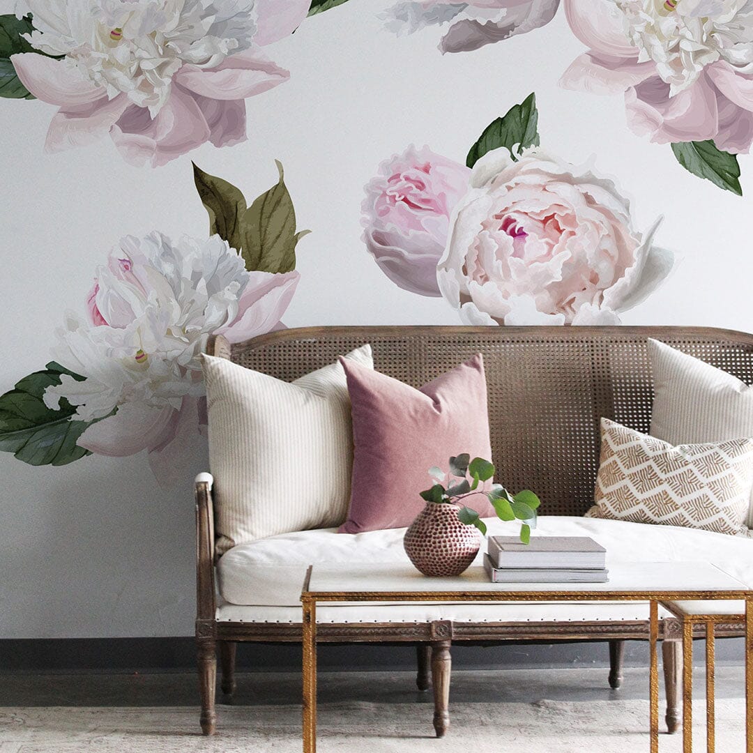 peony wall decals - 4