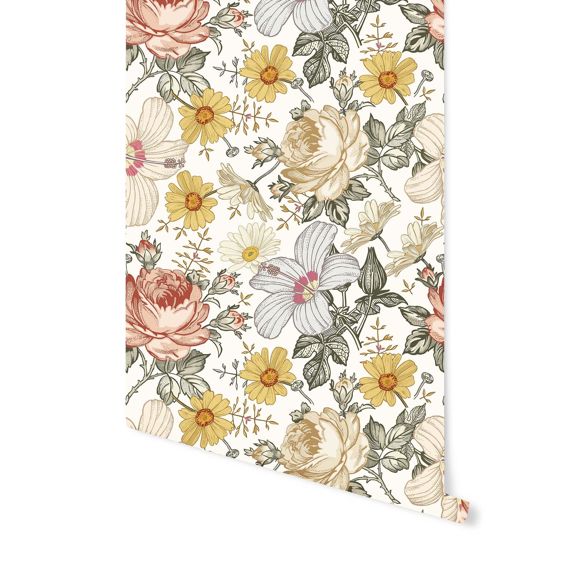 wallpaper floral design