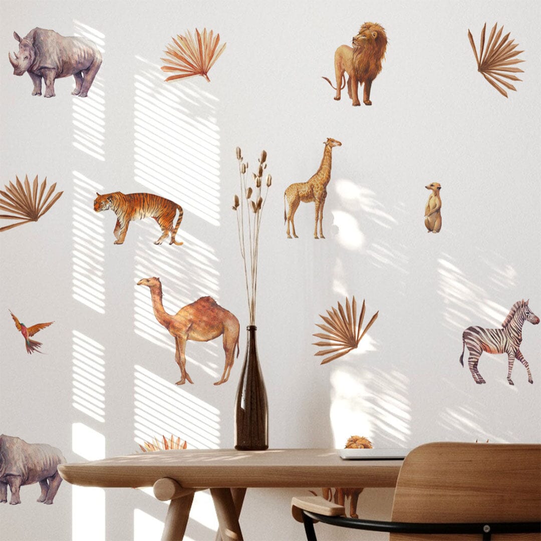 Jungle fashion decals for walls