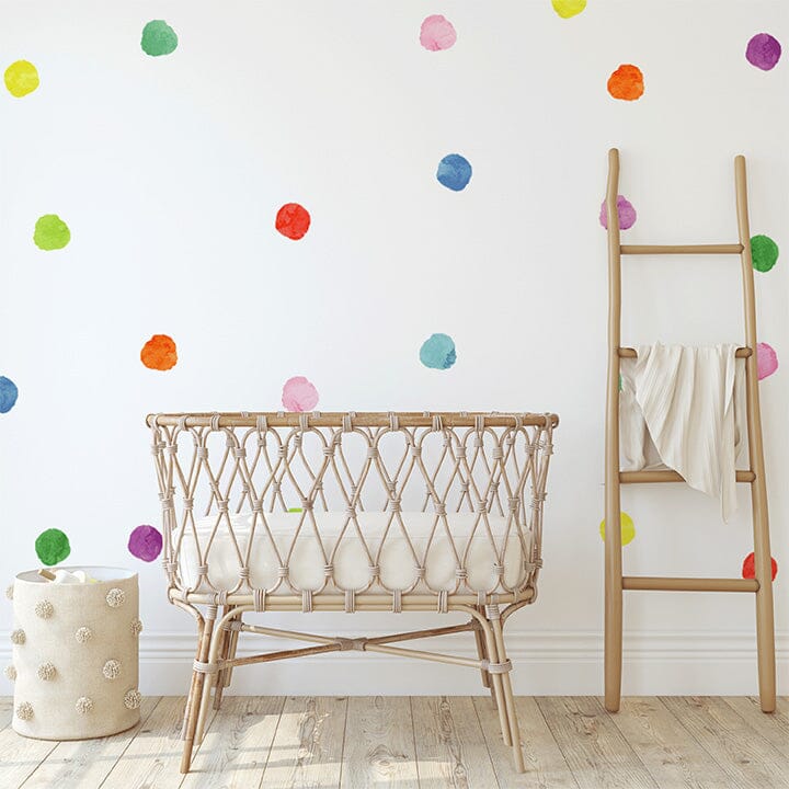 Watercolor Polka Dot Wall Decals Urbanwalls