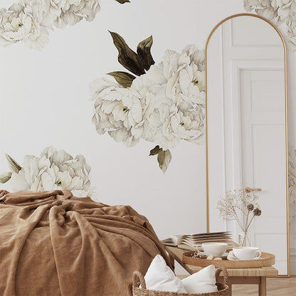 white-peony-floral-wall-decals